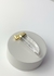 Pingente Dente Cristal de Quartzo Banho Ouro - comprar online