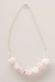 Colar Quartzo Rosa Bruto Banho Prata - comprar online