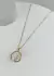 Colar Ponta Cristal de Quartzo Bruto Argola Banho Ouro - comprar online