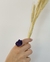 Anel Drusa Ametista com Eletroplate Ajustável Banho Prata - comprar online