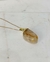 Pingente Quartzo Agente Cura Ouro rolado com eletroplate banho ouro - comprar online
