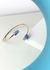 Bracelete Duo Cianita Azul Bruta Banho Ouro - comprar online