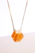 Colar Difusor Citrino Banho Ouro - comprar online