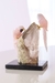 Casal de Araras Quartzo Rosa com Base de Ponta de Cristal - comprar online