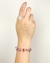 Pulseira Cascalho Ametista Elos Banho Ouro - comprar online