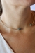 Choker Pirita banho ouro - comprar online