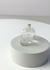 Pingente Cristal de Quartzo Crânio Banho Prata - comprar online