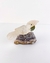 Cacatua de Quartzo Cristal com Jaspe na Base Drusa de Ametista - comprar online