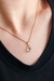 Colar Diamante Herkimer Bruto Banhado Ouro 45cm - comprar online