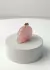 Pingente Quartzo Rosa Crânio Banho Prata - comprar online