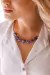 Colar Pedra Bruta Ametista cubos banhada Ouro 18k - comprar online