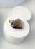 Pingente Quartzo Fumê Coração com Pino Banho Ouro - comprar online
