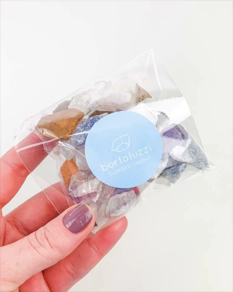 Kit Pedras Mistas Cascalho Bruto 150 gramas