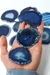 Chapa Ágata azul tingida 01