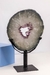 Argola Drusa de Ametista com Base de Metal 2,205KG