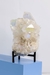Drusa de Cristal de Quartzo Angel Aura na Base Metal Preta 1,443Kg