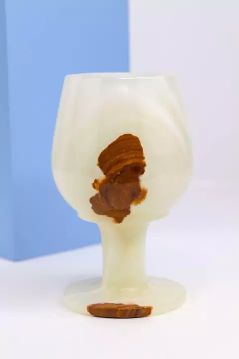 Taça de Onix Branco