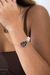 Pulseira Ágata Natural com Selenita Branca Banhado Ouro na internet