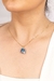 Pingente Apatita Azul Dream Banho Ouro