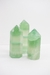 Ponta polida Fluorita Verde 102 a 122 gramas