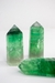 Ponta polida Fluorita Verde 188 a 208 gramas