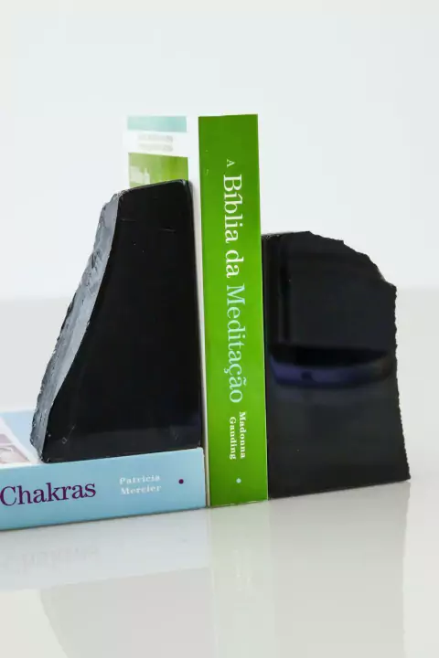 Porta Livro Obsidiana Preta