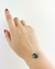 Pulseira Apatita Azul bruto Prata 925