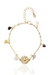 Pulseira Essencia Colors Lua Banho Ouro