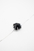Pulseira Obsidiana Bruta com Garra Banhado Prata