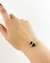 Pulseira Turmalina Negra bruta Prata 925