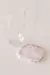 Porta Copo Quartzo Rosa Pequeno Banho Prata Unitário