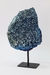 Drusa Quartzo Titânio Blue na Base Metal Preta 1,561Kg