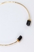 Choker Turmalina Negra com Eletroplate Banho Ouro na internet