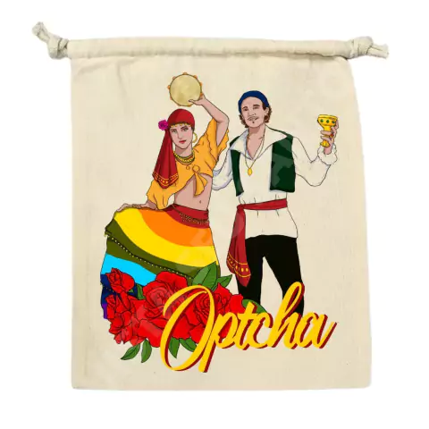 Saco Porta Guias Povo Cigano Casal de Ciganos Arte 080