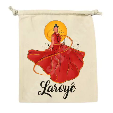 Saco Porta Guias PombaGira Laroyê Arte 098