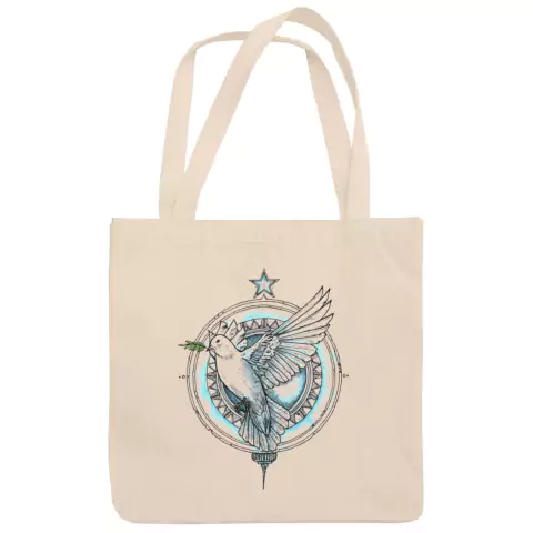 Ecobag Algodão Cru Selo de Oxalá Arte 172