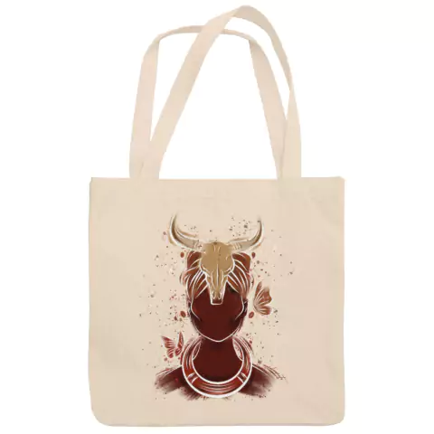 Ecobag Algodão Cru Orixá Iansã Arte 093