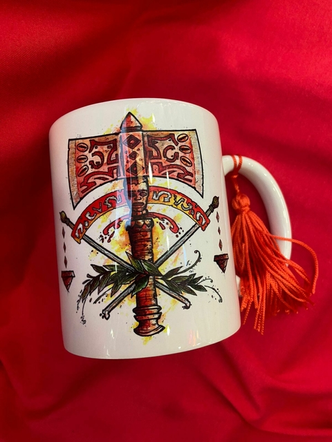 Caneca Orixá Ferramentas de Xangô 325ml Arte 120.16