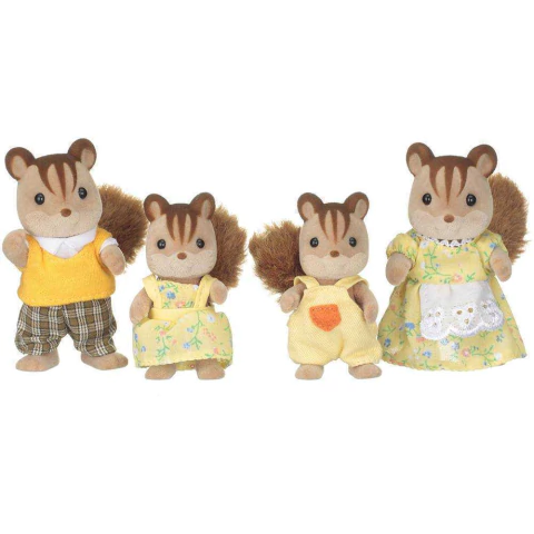 Familia dos Esquilos Noz - Sylvanian Families