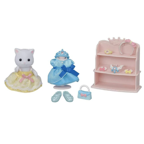 Conjunto Vestir de Princesa Menina Gato Persa - Sylvanian Families
