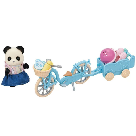 Cj Bicicleta e Patim - Menina Panda - Sylvanian Families