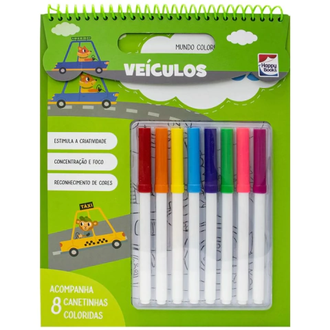 Mundo Colorido: Veiculos - Happy Books