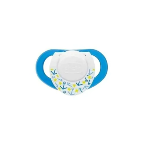 Chupeta Compact Azul Silicone Tam 2 (12m) - Chicco