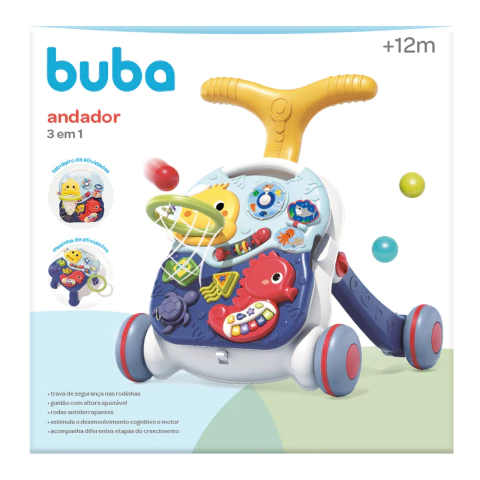 Andador 3 em 1 - Buba