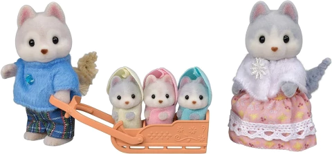 Família dos Huskys - Sylvanian Families