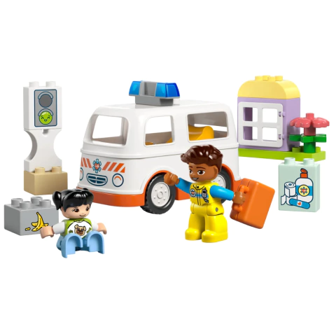 Lego Duplo Ambulancia E Motorista - 10447