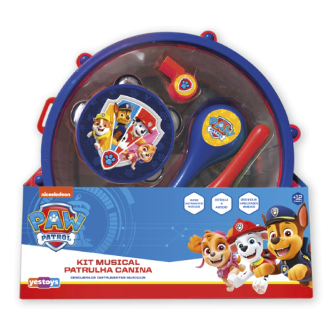 Kit Musical Conjunto Bumbo Patrulha Canina - Yes Toys