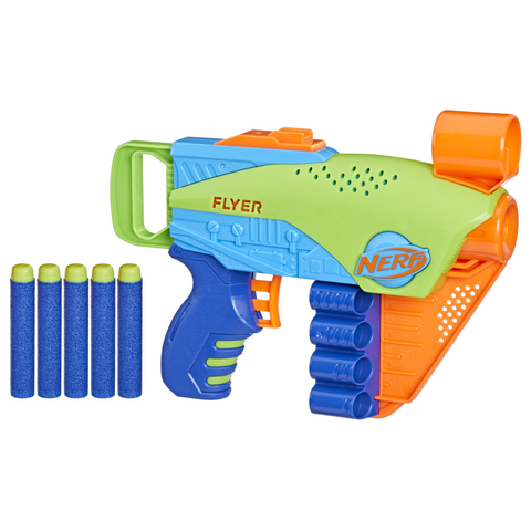 Lançador de dardos Nerf Elite Jr Flyer - Hasbro F6751