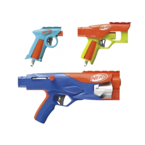 Lançador de Dardos Nerf N Series Gear Up Pack com 3 - Hasbro F8634