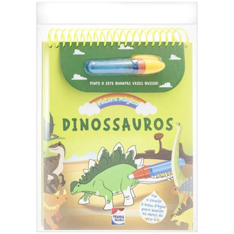 Pintura Magica: Dinossauros - Happy Books